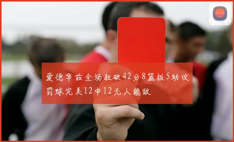 爱德华兹全场狂砍42分8篮板5助攻罚球完美12中12无人能敌